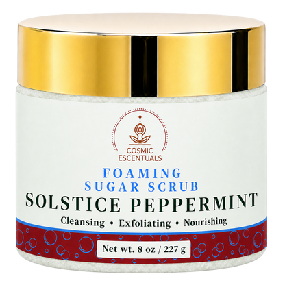 Solstice Peppermint Foaming Sugar Scrub