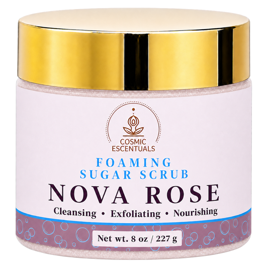 Nova Rose Foaming Sugar Scrub