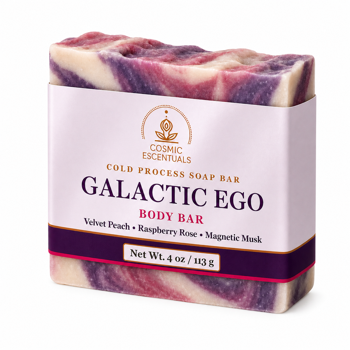 Galactic Ego Body Bar by Cosmic Escentuals on a clean white background.