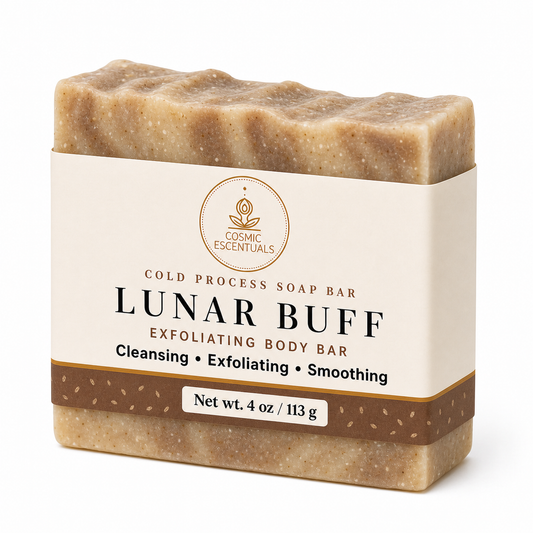 Cosmic Escentuals Lunar Buff Exfoliating Soap Bar