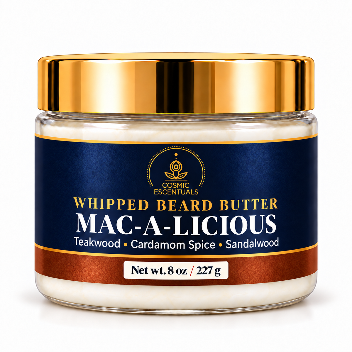 Mac-a-licious Whipped Beard Butter 8 oz jar
