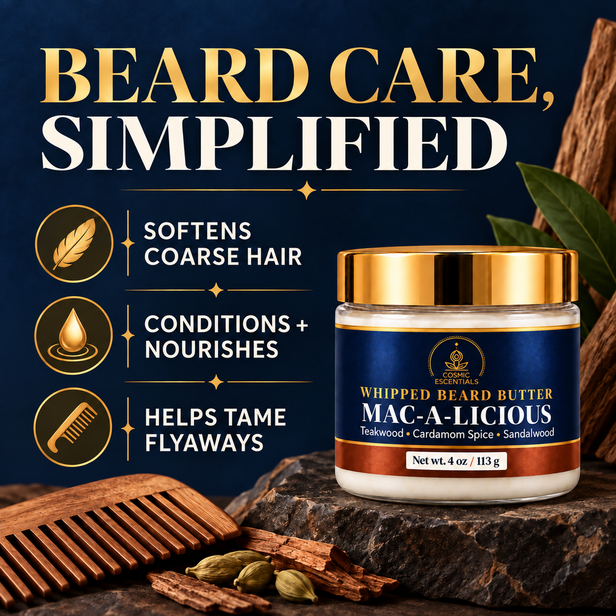 Mac-a-licious beard butter benefits