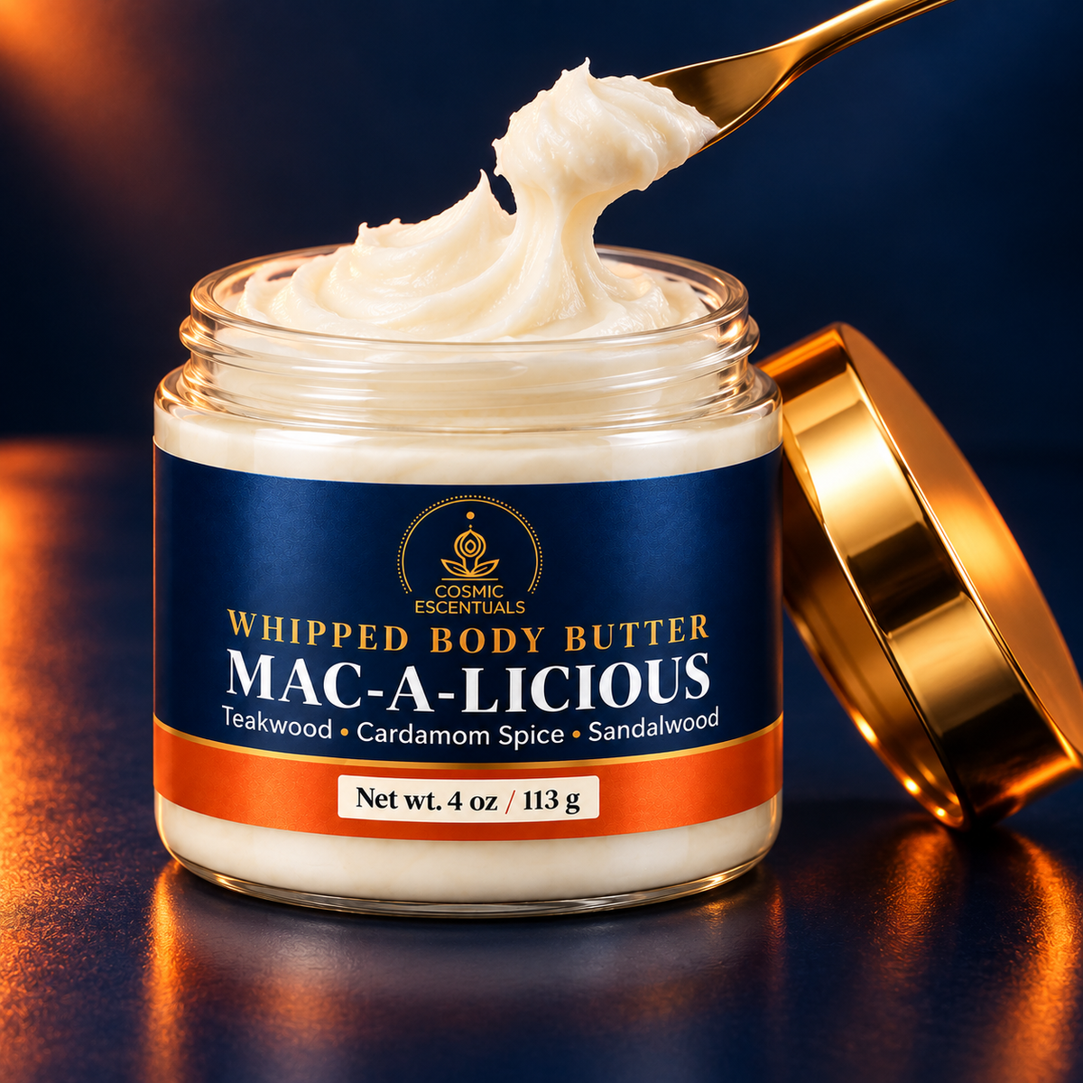 Mac-a-licious Whipped Body Butter creamy texture
