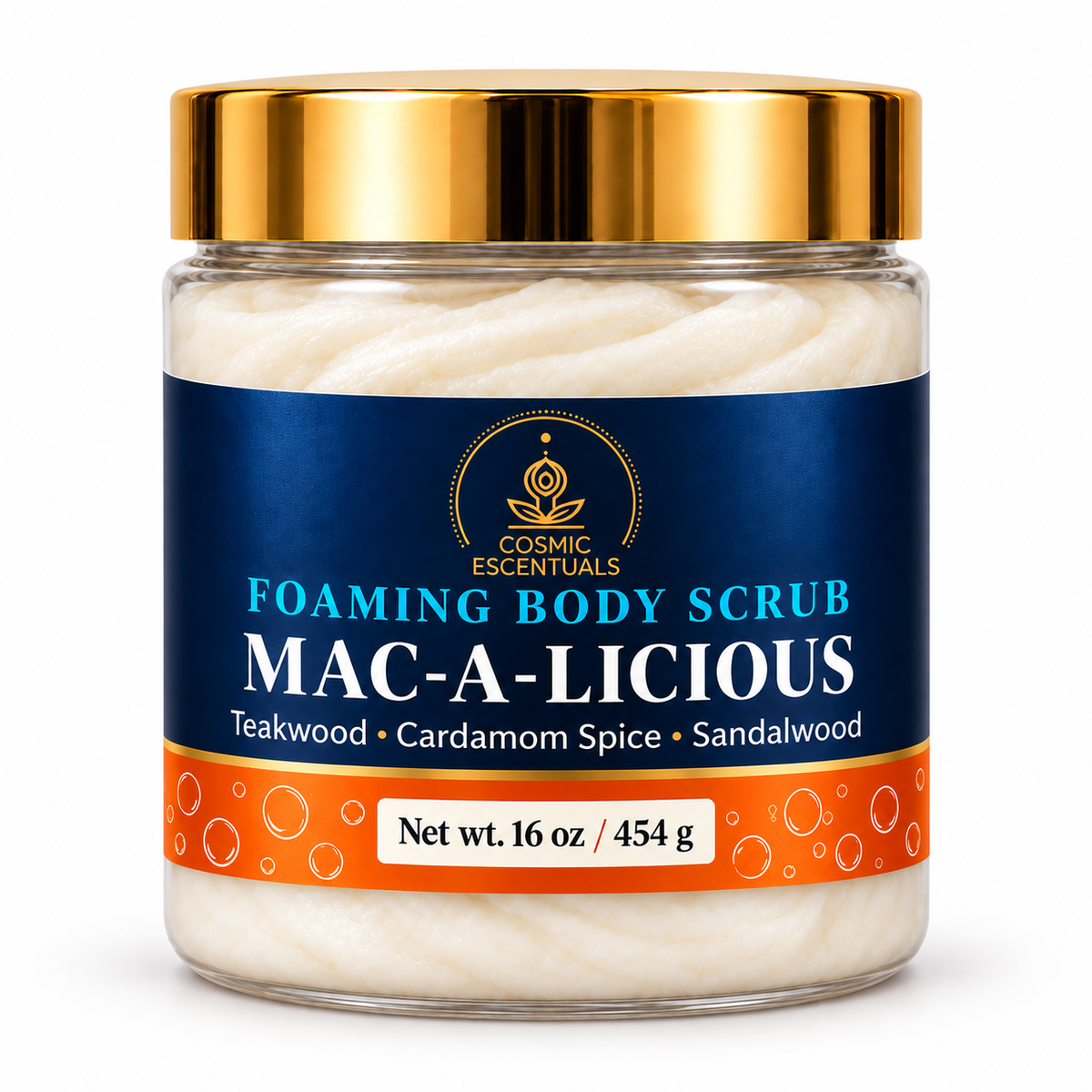 Mac-a-licious Foaming Body Scrub 16 oz