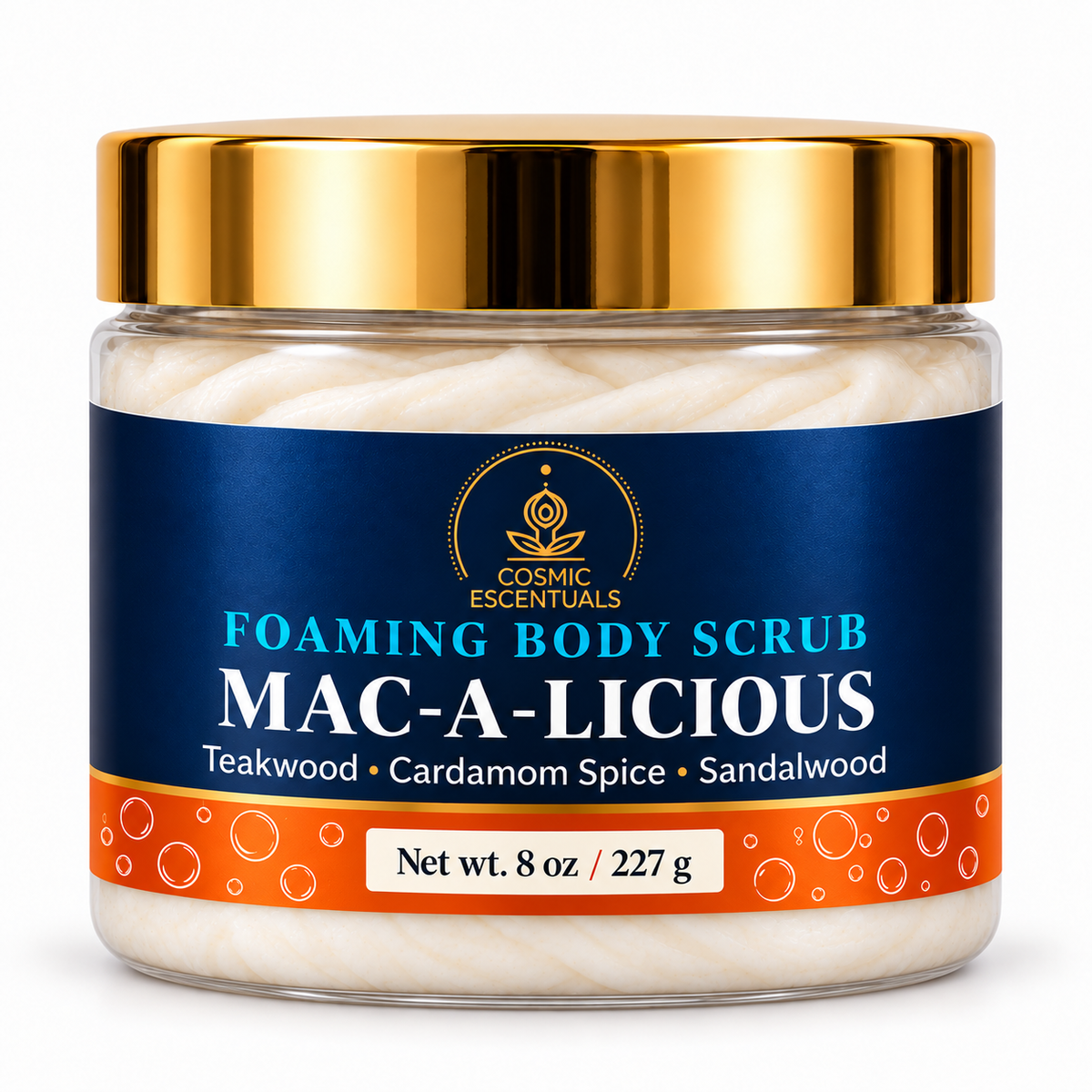 Mac-a-licious Foaming Body Scrub 8 oz