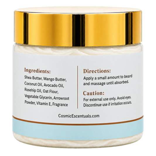 Neptune Frost Beard Butter back label