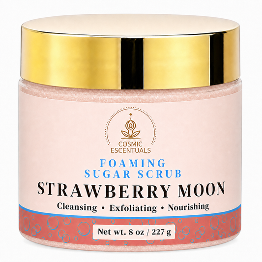 Strawberry Moon Foaming Sugar Scrub