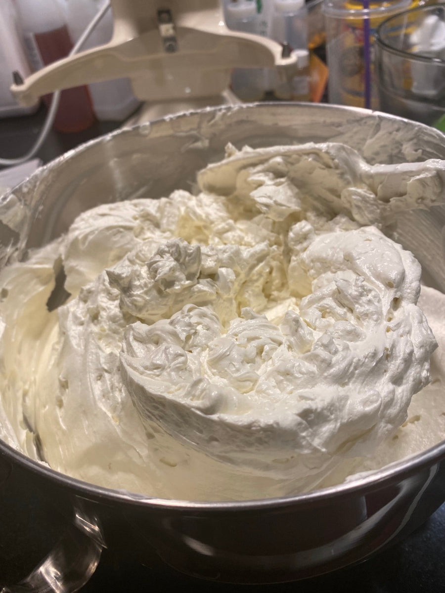 Whipped body butter texture
